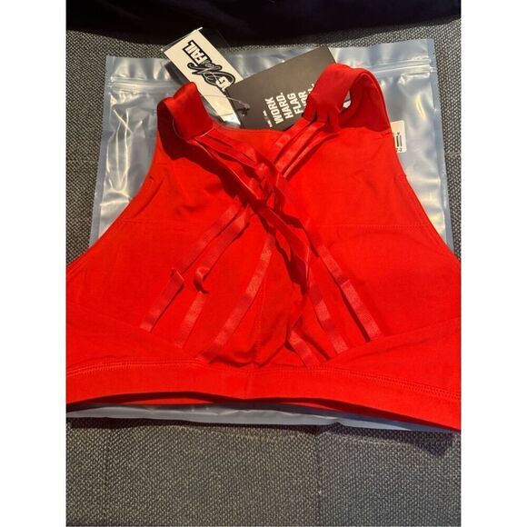 Flag Nor Fail NWT Vivid Sports Bra V2 in Red Size Medium - Picture 4 of 10